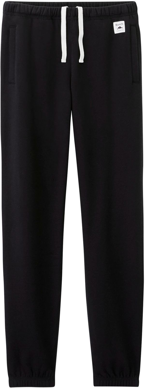 Am image of a Custom Roots73 Womens Paddlecreek Fleece Pants in Black!