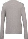 Am image of a Custom Tentree Womens Organic Cotton Long Sleeve Tee in Heather Grey!