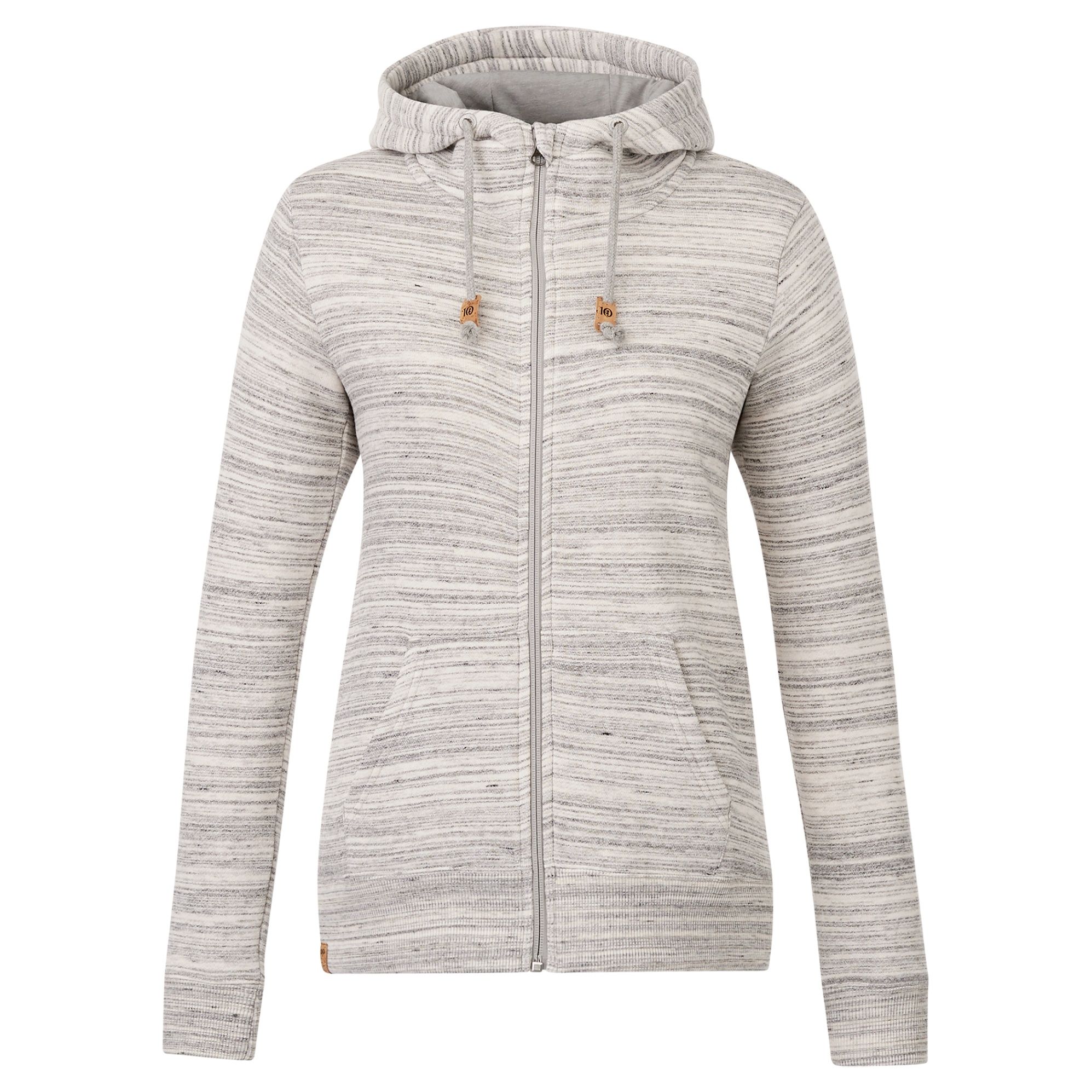 Tentree Womens Space Dye Hoodie in Hi Rise Grey Space Dye
