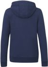 Am image of a Custom Tentree Womens Organic Cotton Zip Hoodie in Dress Blue!