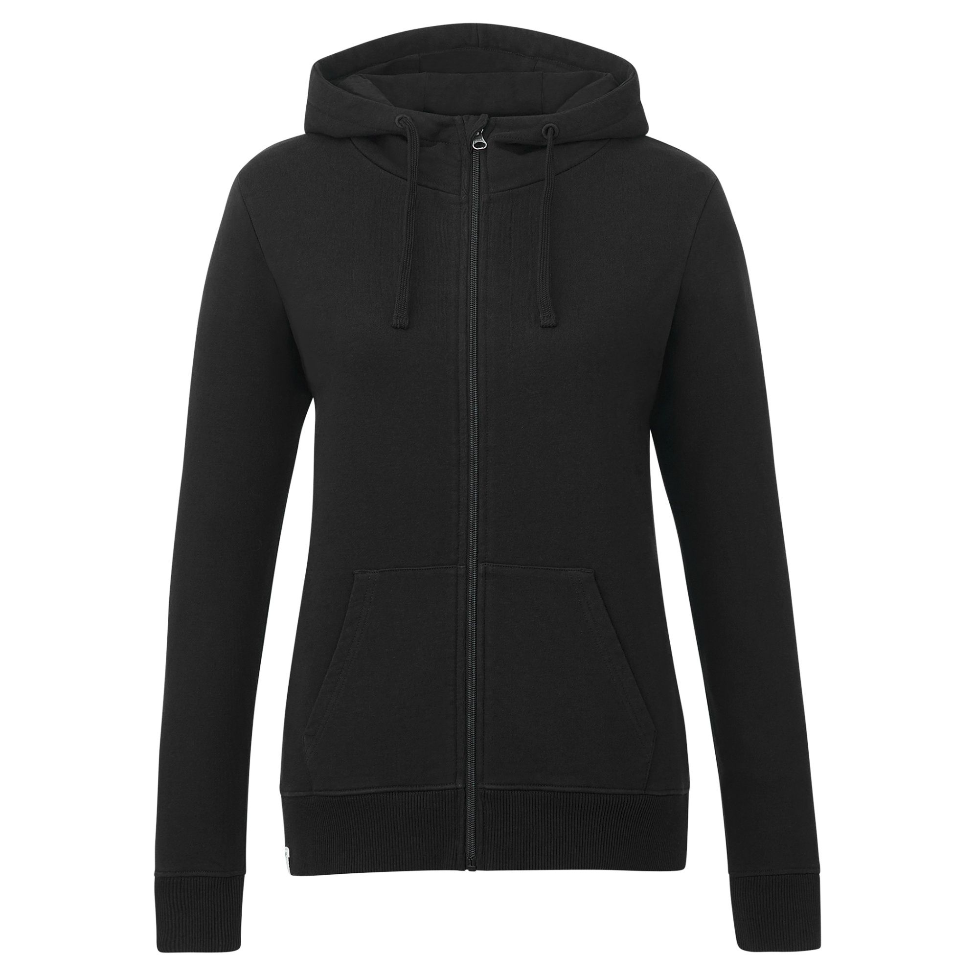 Tentree Womens Organic Cotton Zip Hoodie in Meteorite Black