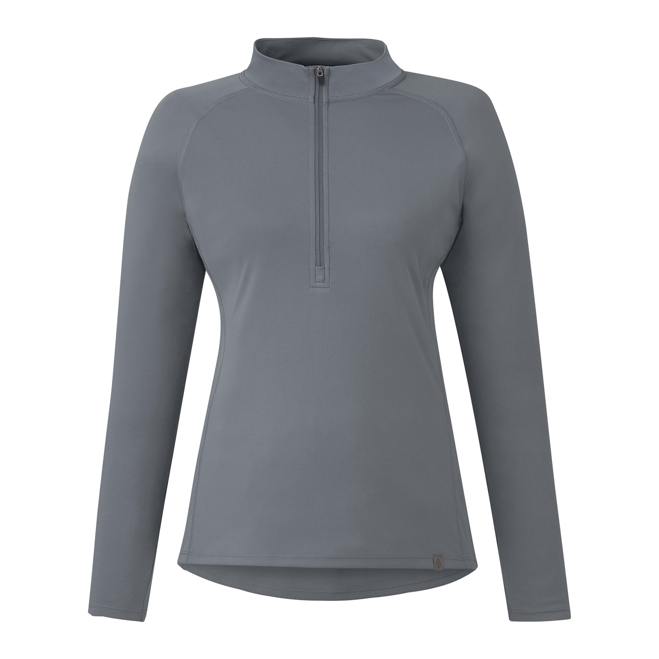 Trimark Womens Eco Knit Half Zip in Steel Grey