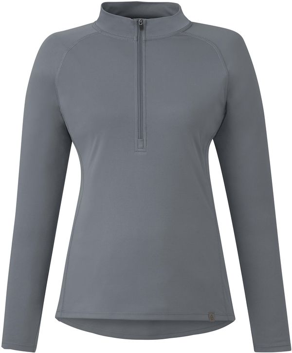 Am image of a Custom Trimark Womens Eco Knit Half Zip in Steel Grey!