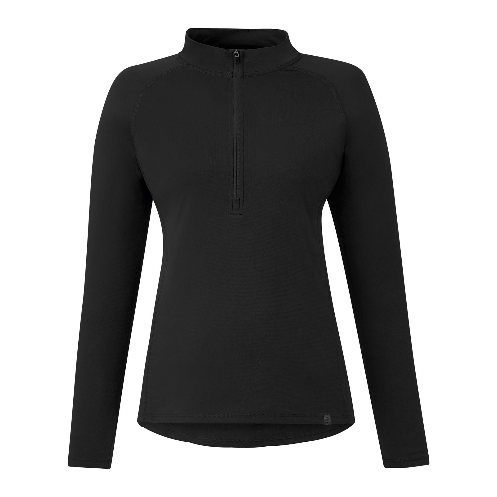 Trimark Womens Eco Knit Half Zip in Black