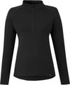 Am image of a Custom Trimark Womens Eco Knit Half Zip in Black!