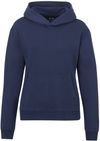 Am image of a Custom Tentree Womens Organic Cotton Classic Hoodie in Dress Blue!