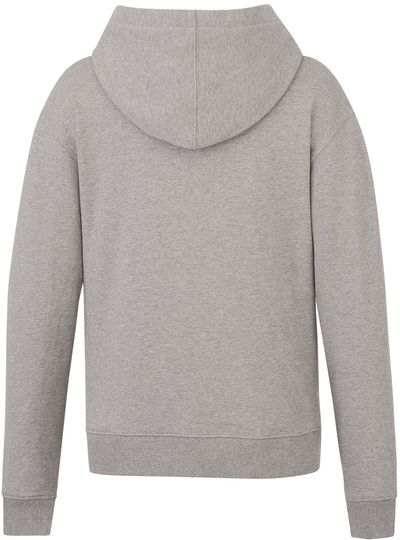 Am image of a Custom Tentree Womens Organic Cotton Classic Hoodie in Heather Grey!