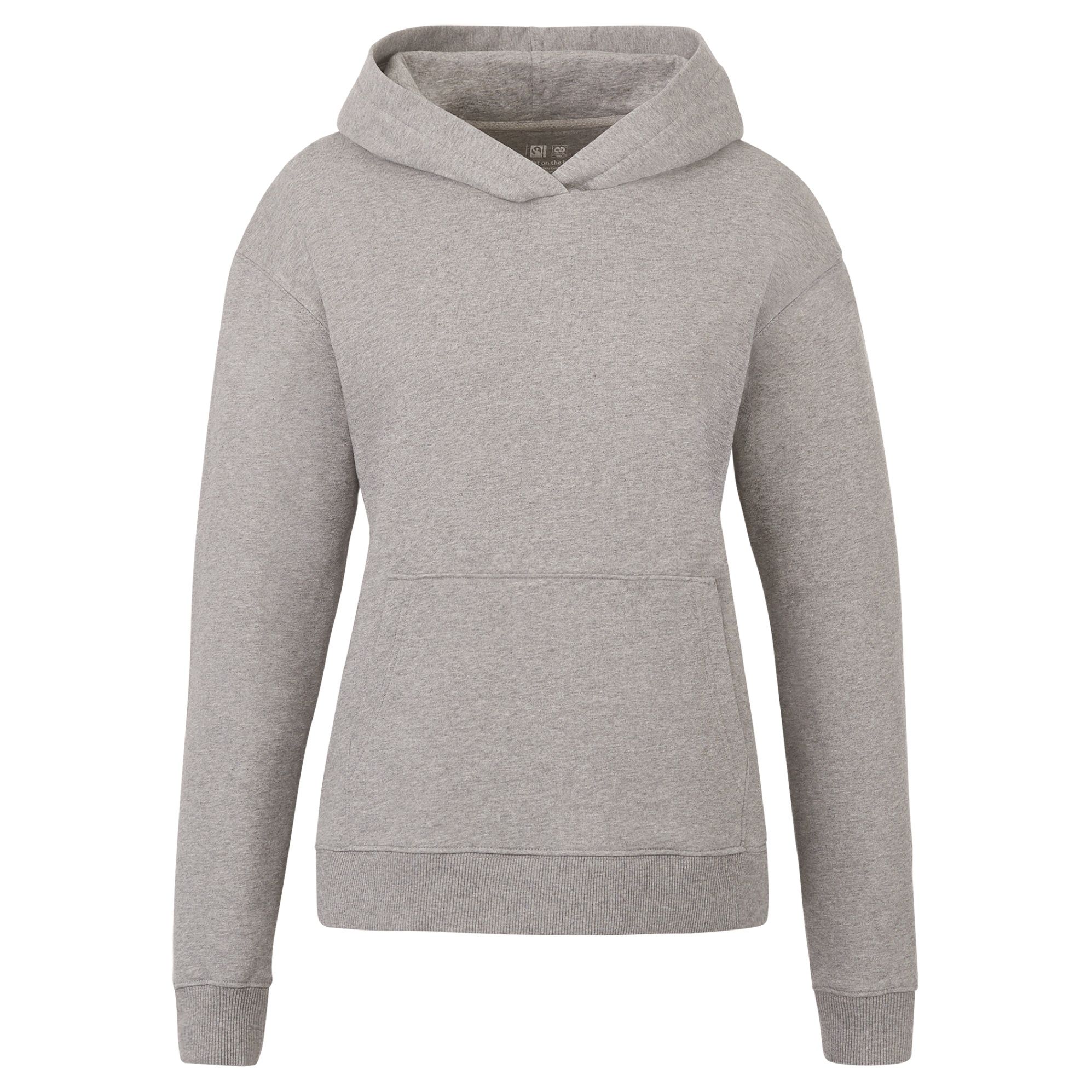 Tentree Womens Organic Cotton Classic Hoodie in Heather Grey