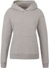 Am image of a Custom Tentree Womens Organic Cotton Classic Hoodie in Heather Grey!