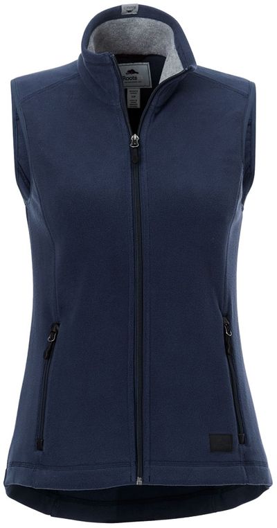 Am image of a Custom Roots73 Womens Willowbeach MFC Vest in Atlantic Navy!