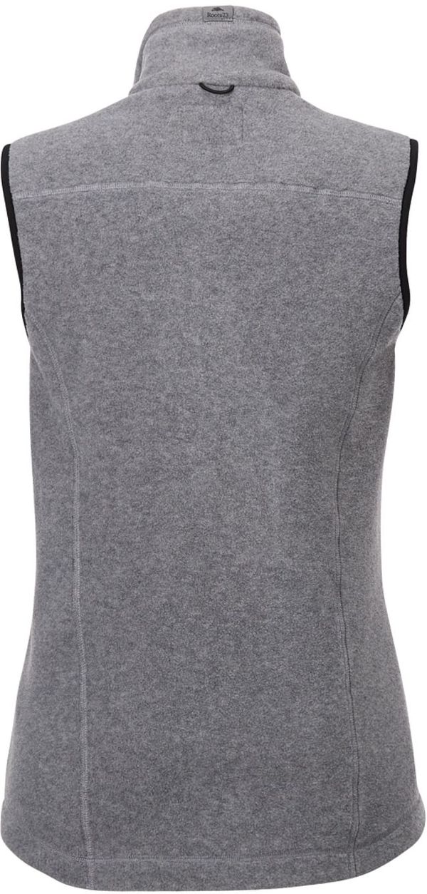 Am image of a Custom Roots73 Womens Willowbeach MFC Vest in Charcoal Mix!