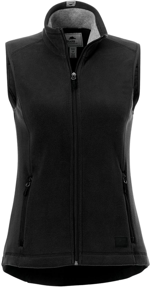 Am image of a Custom Roots73 Womens Willowbeach MFC Vest in Black!