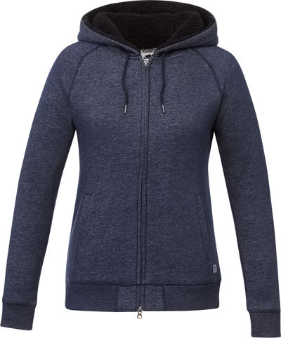 Am image of a Custom Roots73 Womens Copperbay Hoody in Atlantic Navy Mix!