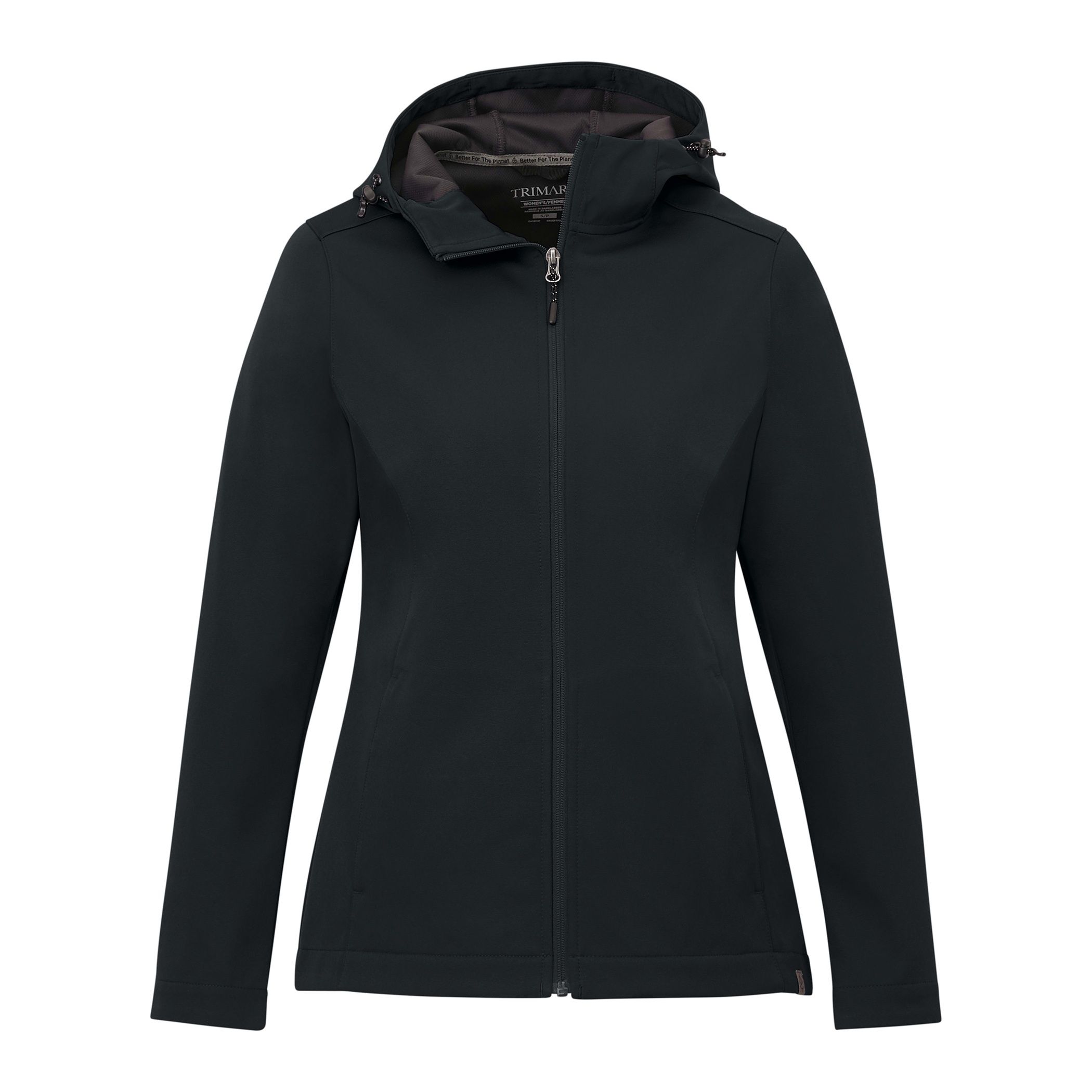 Trimark Womens Lefroy Eco Softshell Jacket in Navy