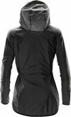 Am image of a Custom Stormtech Women's Ozone Hooded Shell in Dolphin!