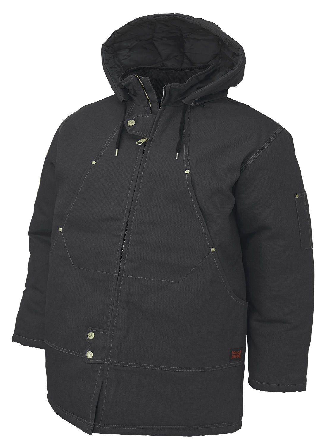 Tough Duck Cotton Duck Abraham Hydro Parka in Black