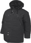 Am image of a Custom Tough Duck Cotton Duck Abraham Hydro Parka in Black!