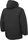 Am image of a Custom Tough Duck Cotton Duck Abraham Hydro Parka in Black!