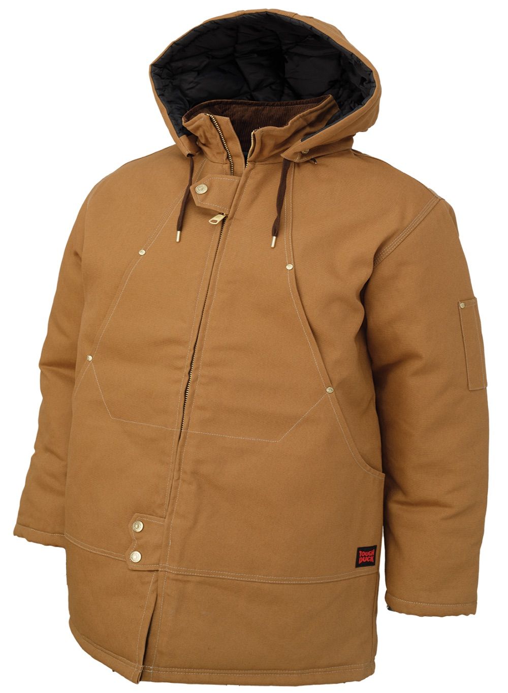 Tough Duck Cotton Duck Abraham Hydro Parka in Brown