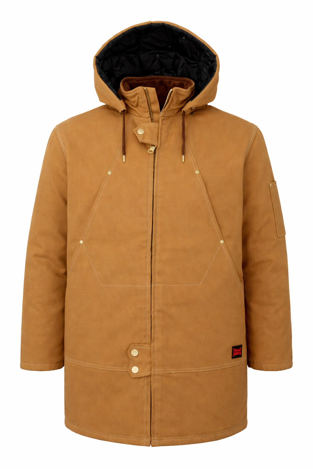 Tough Duck Cotton Duck Abraham Hydro Parka in Brown