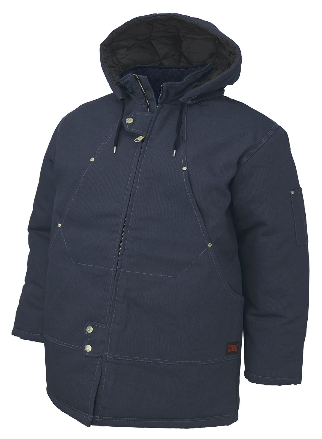 Tough Duck Cotton Duck Abraham Hydro Parka in Navy