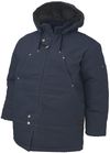 Am image of a Custom Tough Duck Cotton Duck Abraham Hydro Parka in Navy!