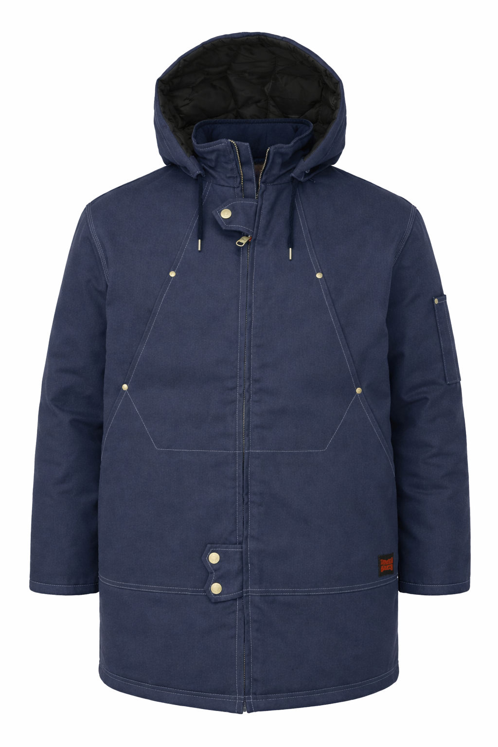 Tough Duck Cotton Duck Abraham Hydro Parka in Navy