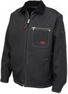 Am image of a Custom Tough Duck Cotton Duck Chore Jacket in Black!