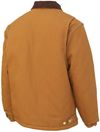 Am image of a Custom Tough Duck Cotton Duck Chore Jacket in Brown!