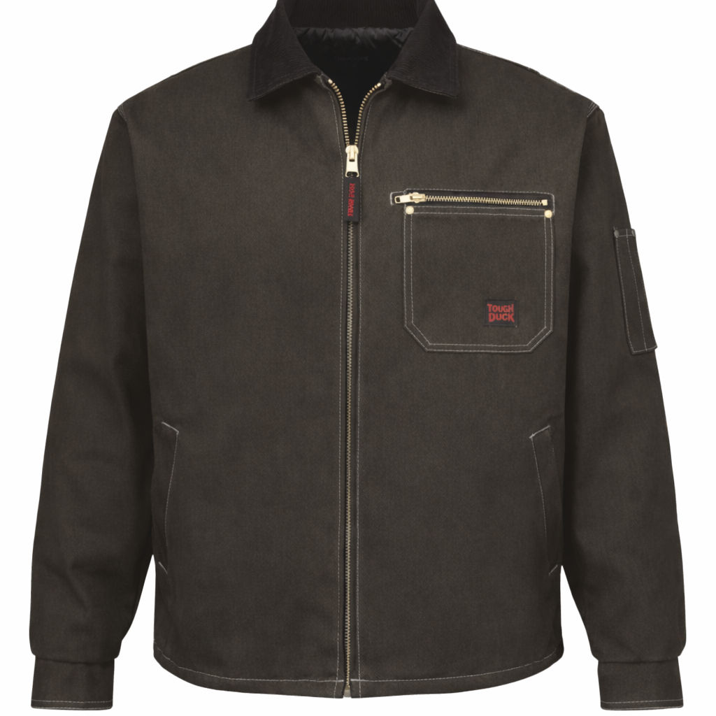 Tough Duck Cotton Duck Chore Jacket in Dark Brown