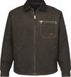 An image of a Custom Tough Duck Cotton Duck Chore Jacket in Dark Brown!