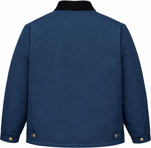 An image of a Custom Tough Duck Cotton Duck Chore Jacket in Navy!