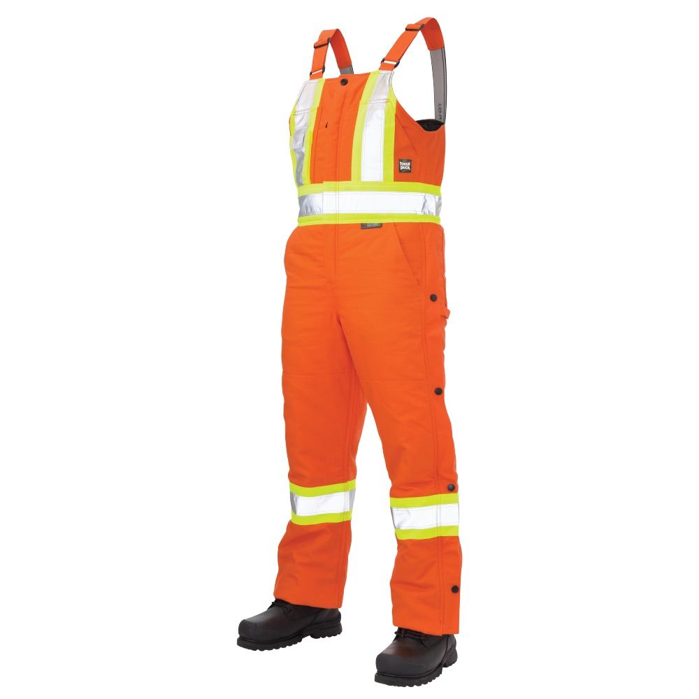Tough Duck Cotton Duck Insulated Safety Overall in Bright Orange