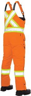 Am image of a Custom Tough Duck Cotton Duck Insulated Safety Overall in Bright Orange!