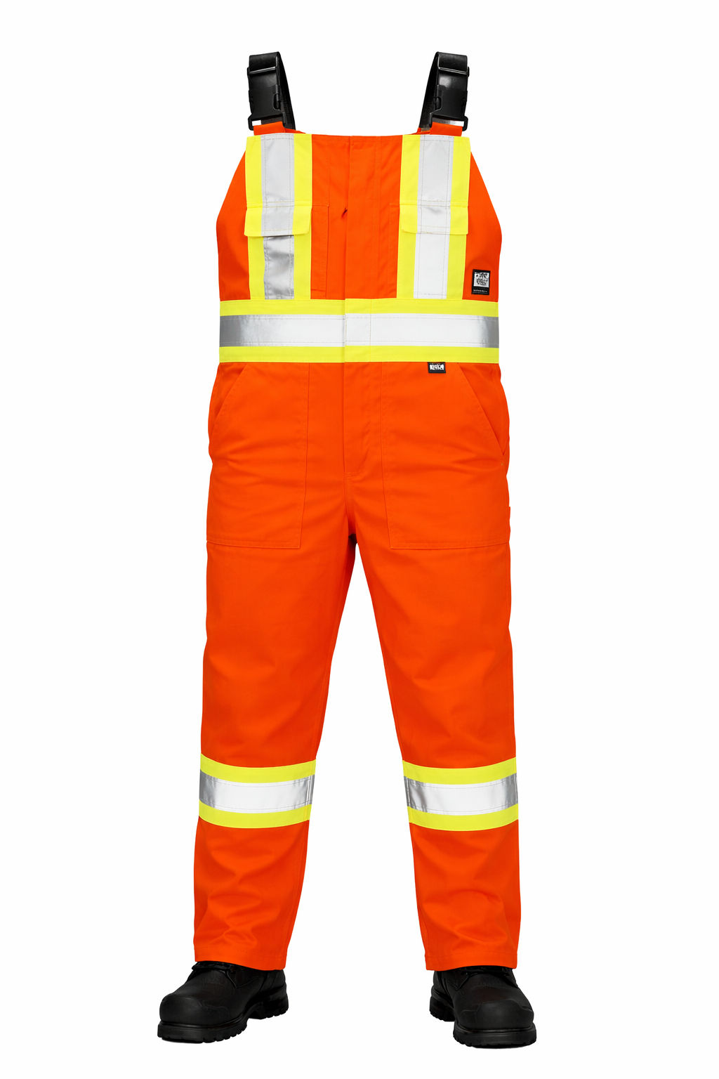 Tough Duck Cotton Duck Insulated Safety Overall in Bright Orange