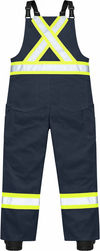 An image of a Custom Tough Duck Cotton Duck Insulated Safety Overall in Navy!