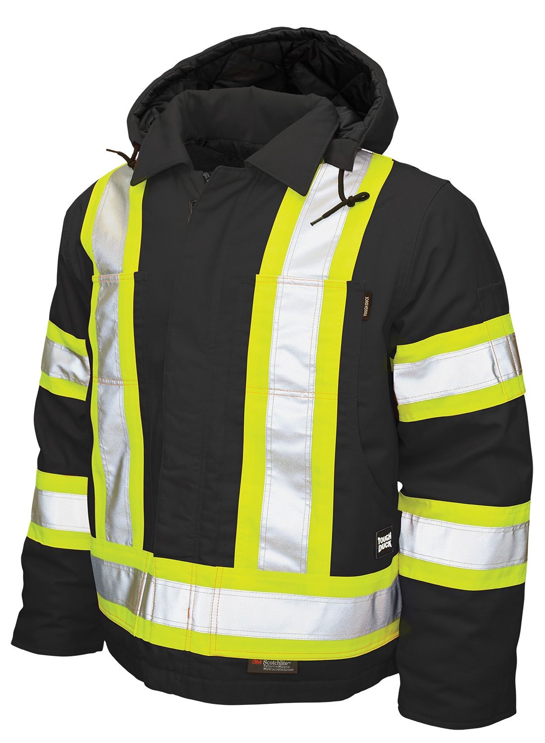 Tough Duck Cotton Duck Safety Jacket in Black