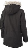 Am image of a Custom Tough Duck Cotton Duck Womens Hydro Parka in Black!
