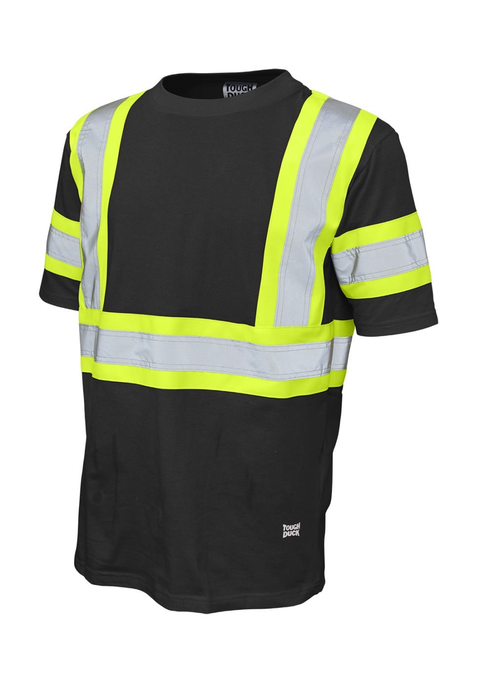 Tough Duck Cotton Safety TShirt in Black