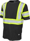 Am image of a Custom Tough Duck Cotton Safety TShirt in Black!