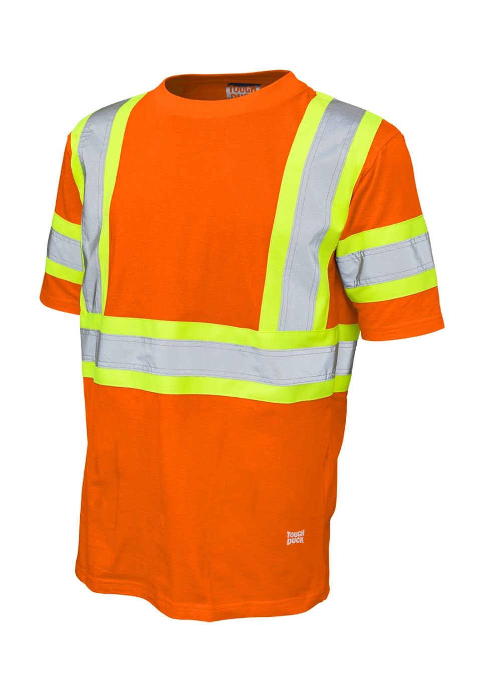 Tough Duck Cotton Safety TShirt in Bright Orange