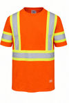 An image of a Custom Tough Duck Cotton Safety TShirt in Bright Orange!