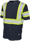 Am image of a Custom Tough Duck Cotton Safety TShirt in Navy!