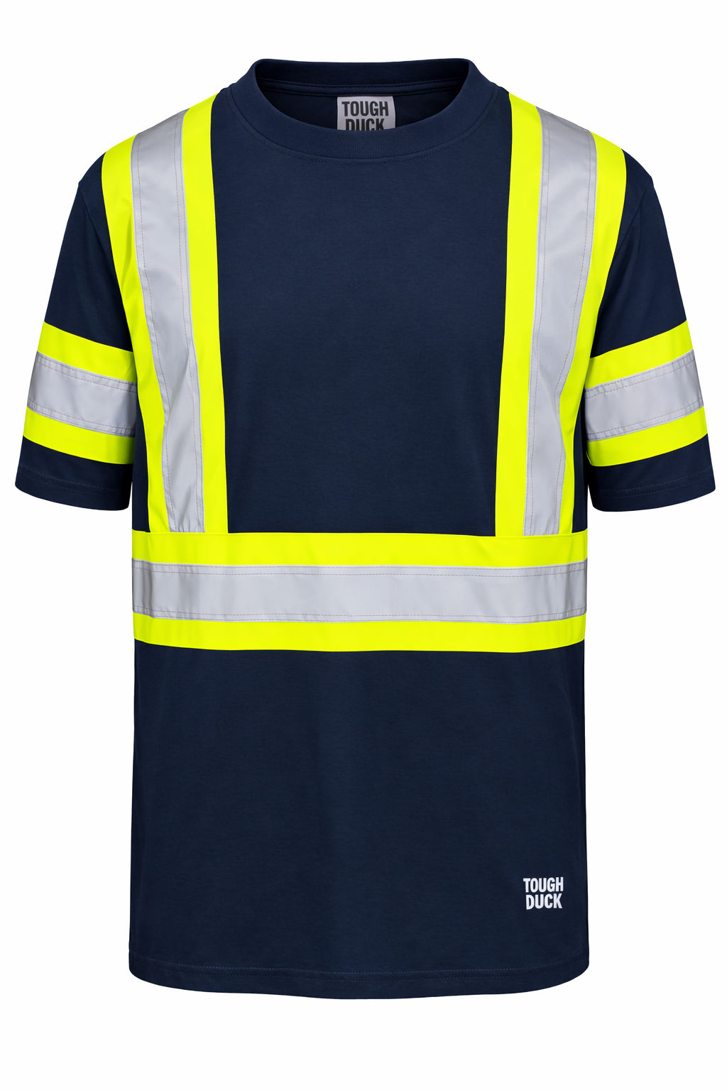 Tough Duck Cotton Safety TShirt in Navy