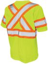 Am image of a Custom Tough Duck Cotton Safety TShirt in Yellow!