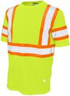 Am image of a Custom Tough Duck Cotton Safety TShirt in Yellow!