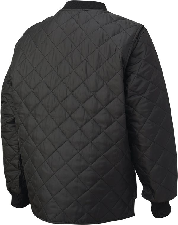Am image of a Custom Tough Duck Freezer Jacket in Black!