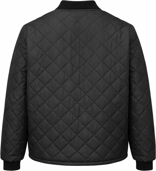 An image of a Custom Tough Duck Freezer Jacket in Black!