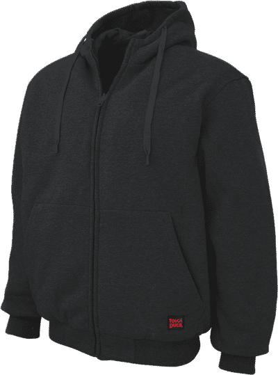 Am image of a Custom Tough Duck Insulated Hoodie in Black!