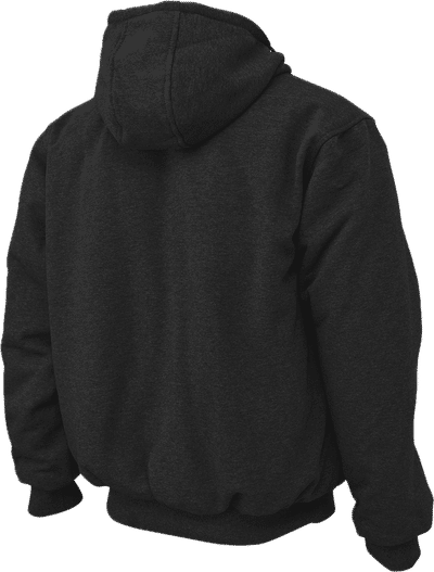 Am image of a Custom Tough Duck Insulated Hoodie in Black!
